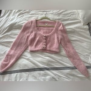 For Love and Lemons Anastasia Cropped Cardigan size M